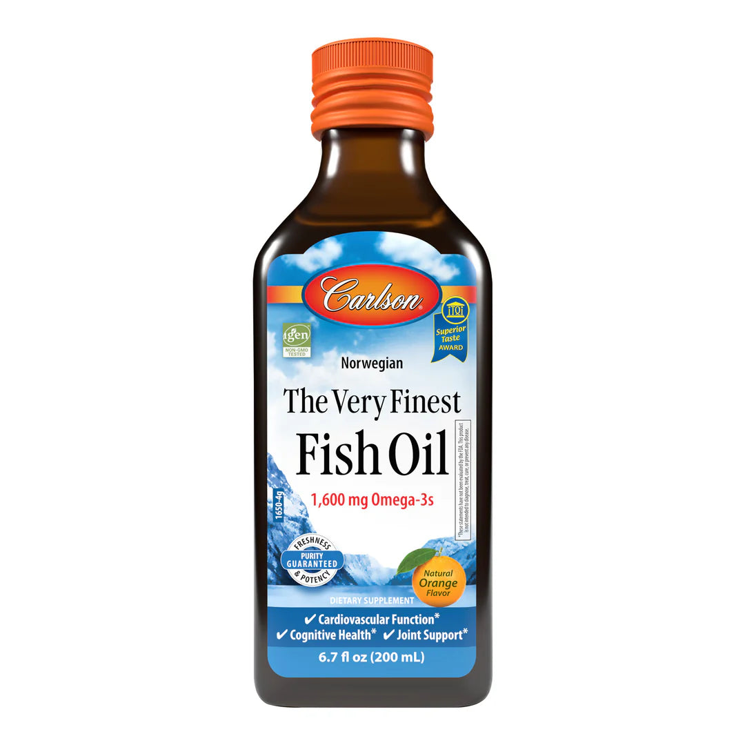 Carlson Very Finest Fish Oil Natural Orange 500 ml Bottle Ireland