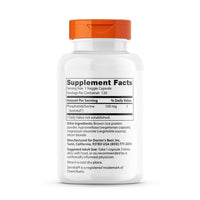 Supplement facts panel: phosphatidylserine (PS, from SerinAid) 100mg per veggie capsule, 120 servings per bottle