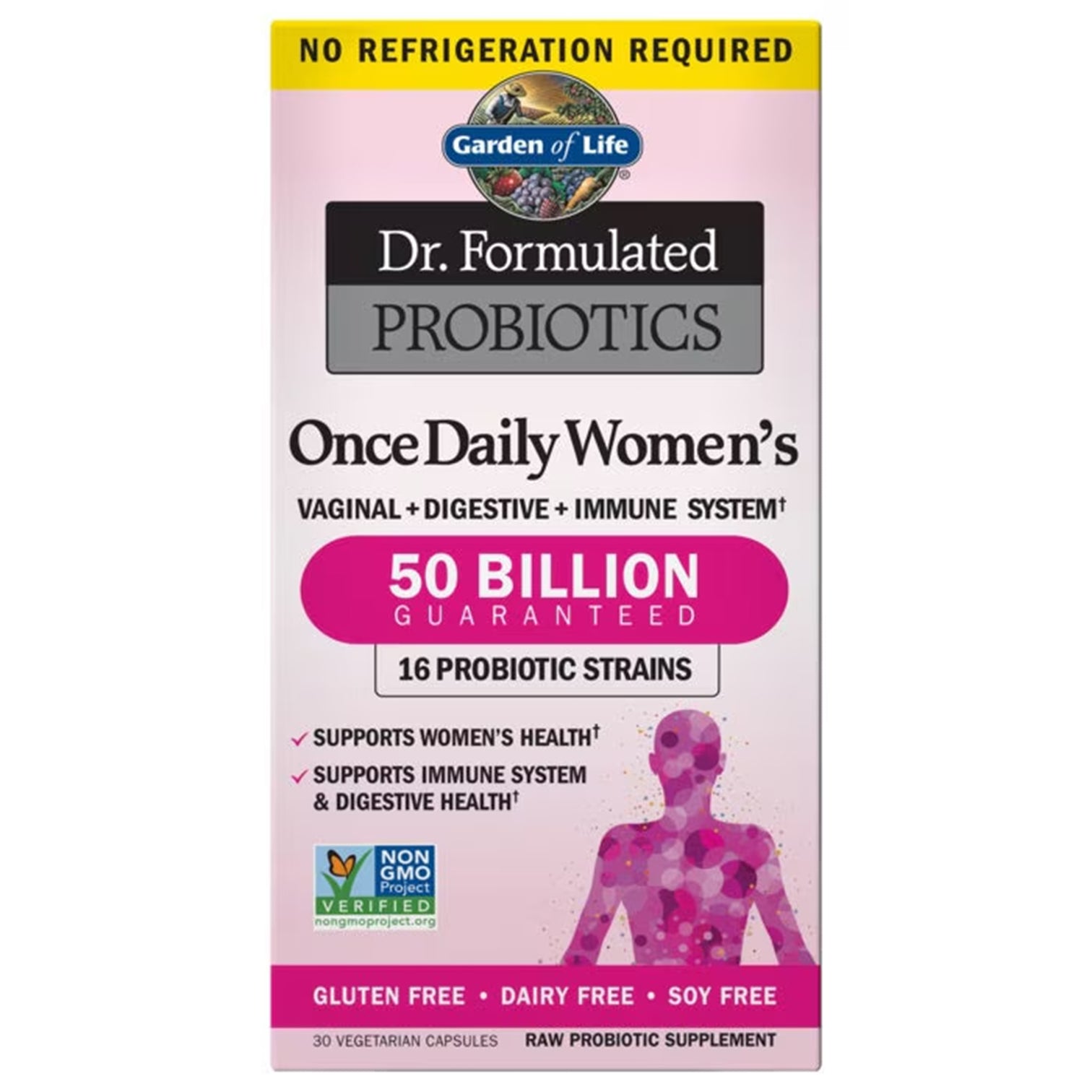 Dr. Formulated Women’s Probiotics 50 Billion CFU Ireland Front