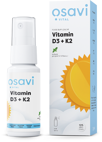 Osavi Vitamin D3 + K2 Oral Spray Peppermint - 25 ml