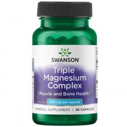 Swanson Triple Magnesium Complex 400mg 100 Caps