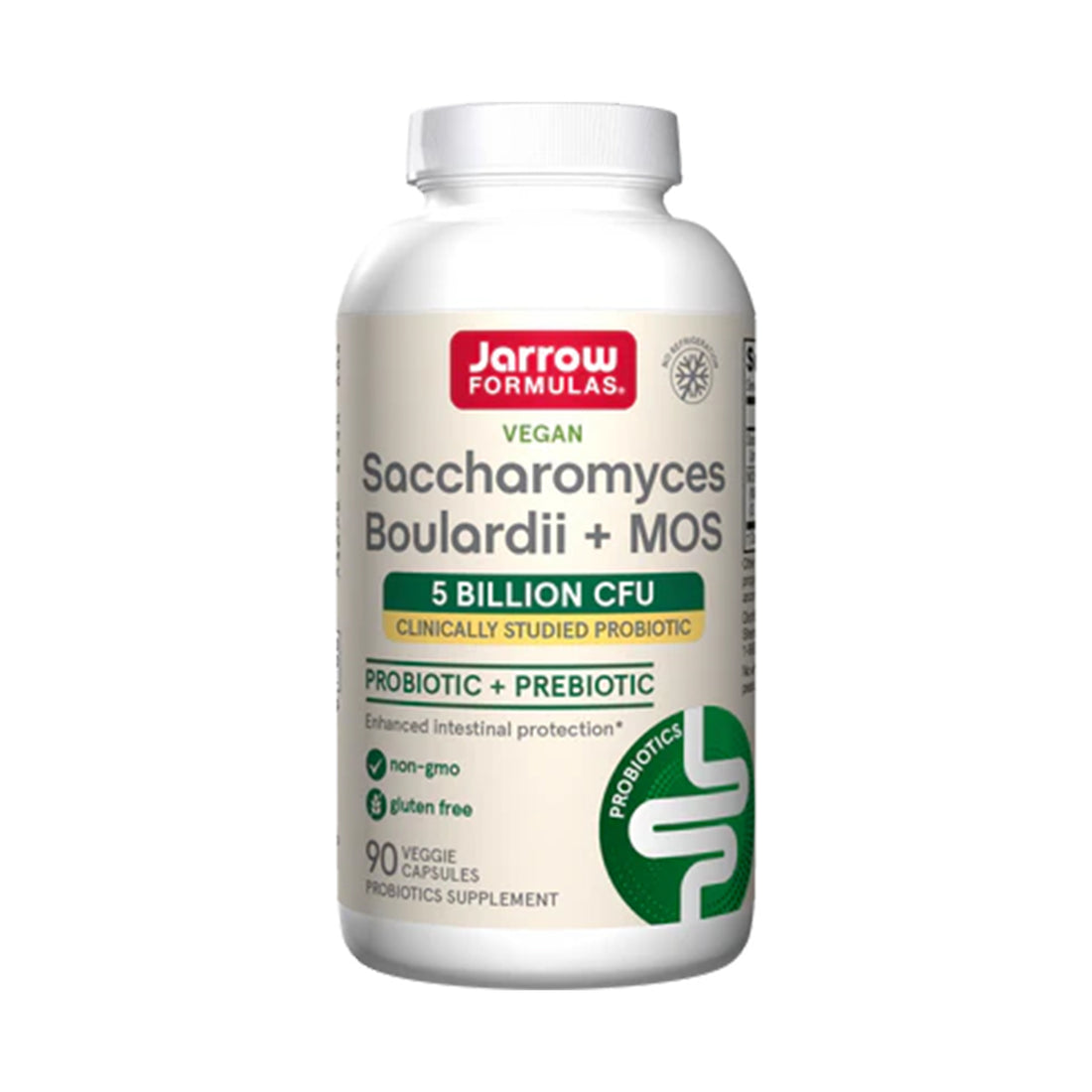Jarrow Formulas Saccharomyces Boulardii plus MOS 5 billion CFU capsules food supplement Ireland