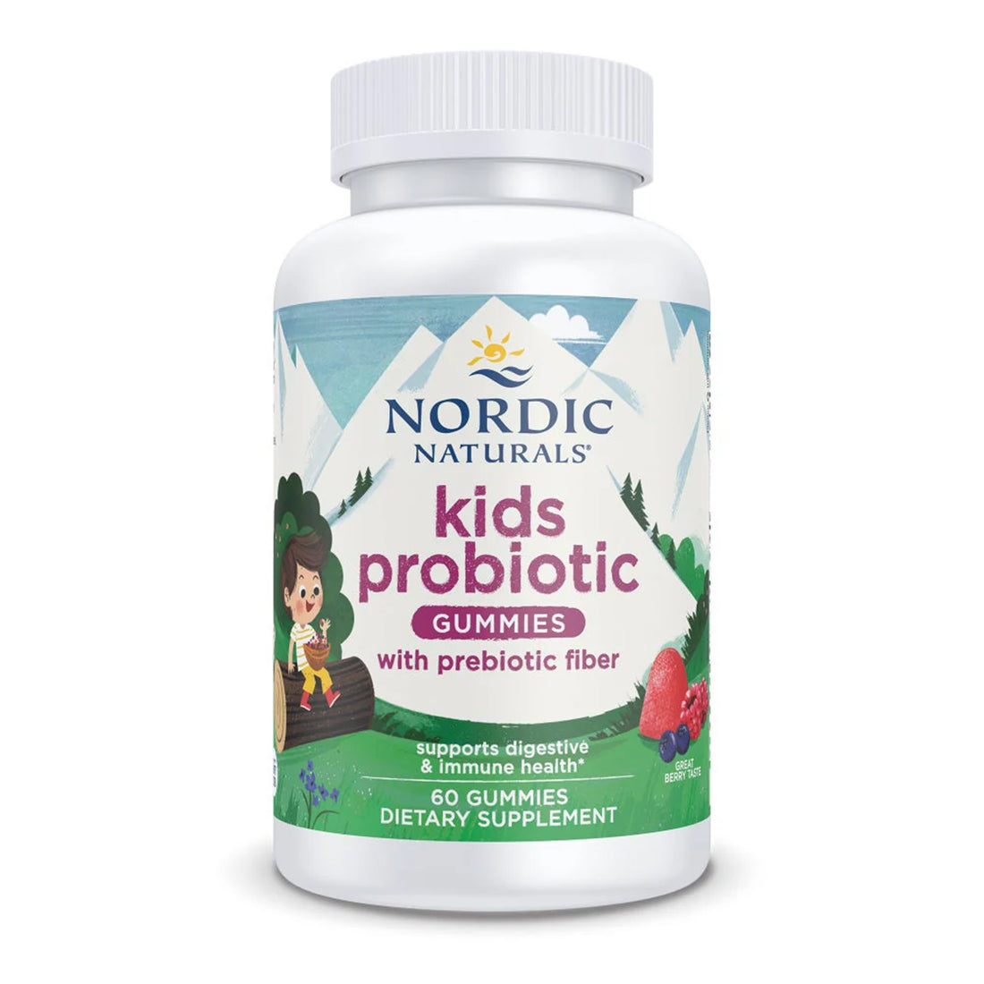 Nordic Naturals Kids Probiotic Gummies Merry Berry Punch 60 gummies Ireland