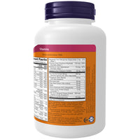 NOW ADAM Men's Multiple Vitamin supplement facts panel, 3 veg capsules per serving, 30 servings part 2