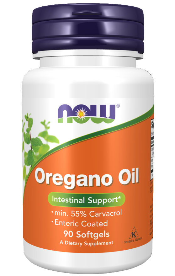 NOW Foods Oregano Oil 55% Carvacrol – 90 Softgels