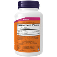Supplement facts panel showing 1,000mg betaine anhydrous per tablet, 3 tablets per serving