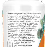 Now Foods Zinc Picolinate 50 mg 120 Veg Caps Ireland - Left Side