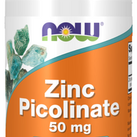 Now Foods Zinc Picolinate 50 mg 120 Veg Caps Ireland - Front