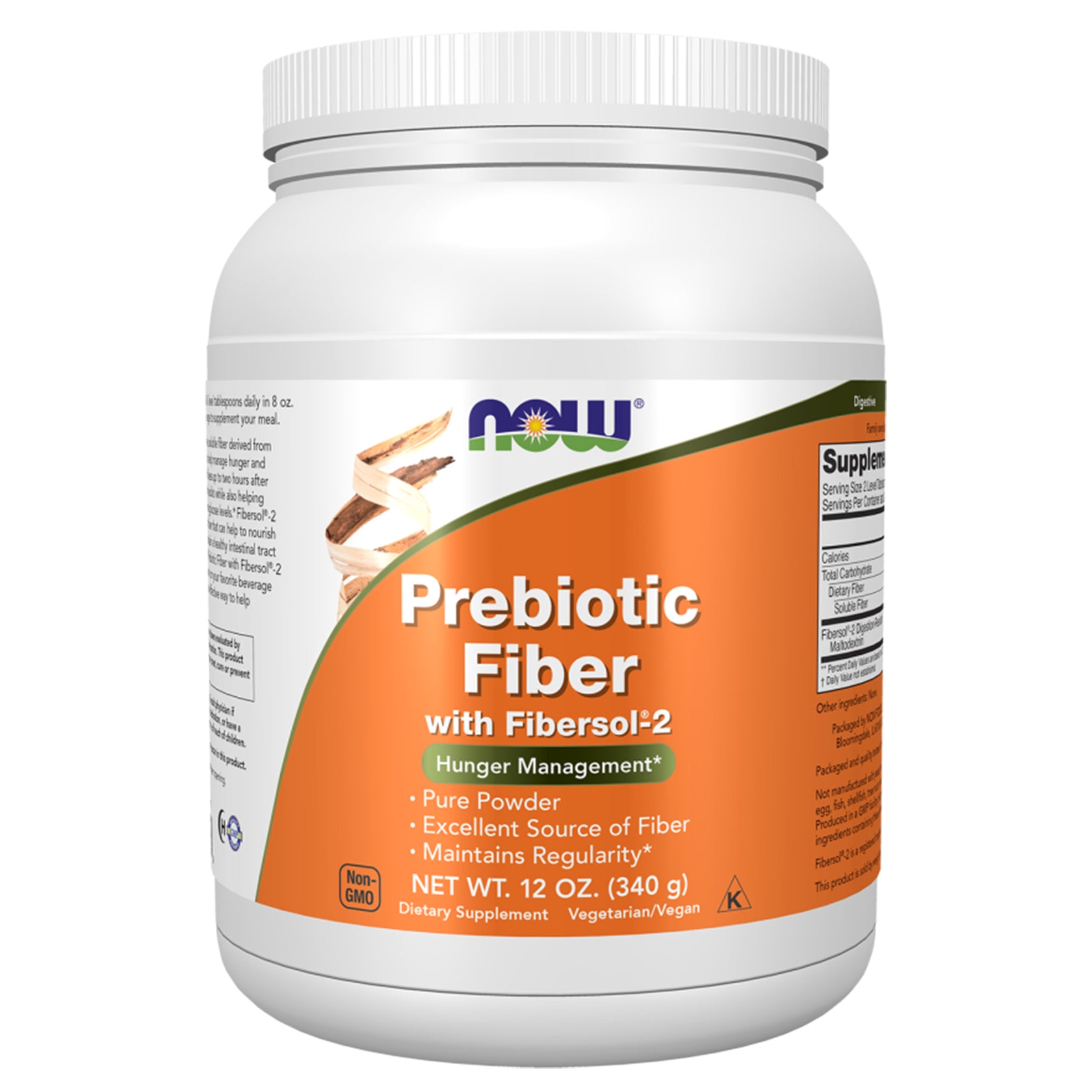 NOW Prebiotic Fiber with Fibersol-2® 340g | Ireland Delivery – Probiotic.ie