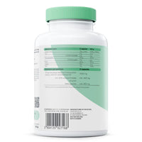 Osavi Chaga 1000mg supplement facts panel showing 1000mg fruiting body extract per 2 capsules, DER 10:1