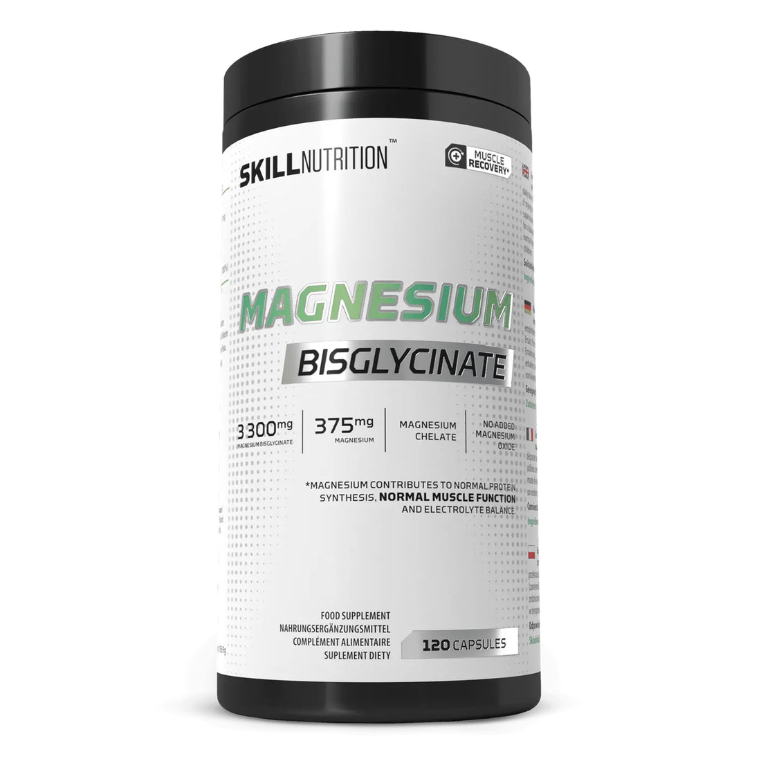 Skill Nutrition Magnesium Bisglycinate 120 capsules available in Ireland