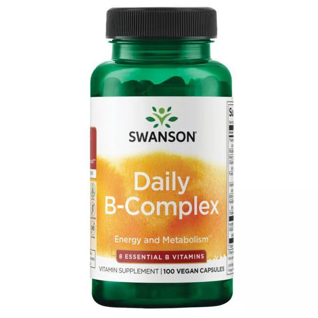 Swanson Daily B-Complex Vitamin B Supplement Ireland Front of Pack