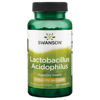 Swanson Lactobacillus Acidophilus 1 Billion CFU Probiotic Capsules Ireland - Front of Bottle