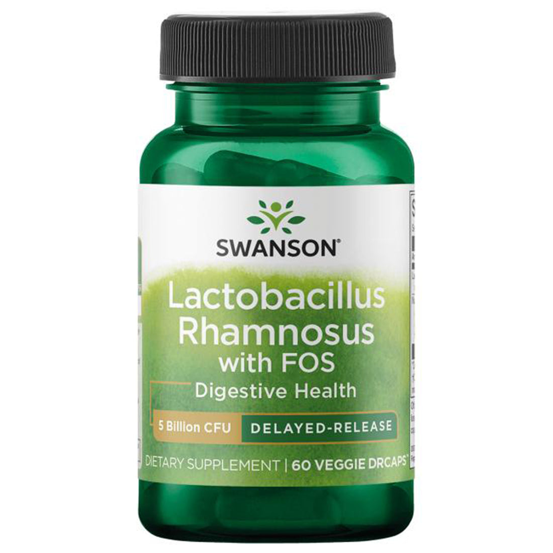 Swanson Lactobacillus Rhamnosus with FOS 5 Billion CFU vegetarian capsules available in Ireland