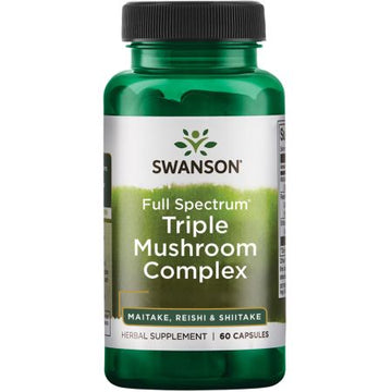 Swanson Triple Mushroom Complex 60 Caps