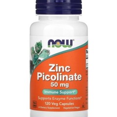 Now Foods - Zinc Picolinate 50mg - 120 vcaps