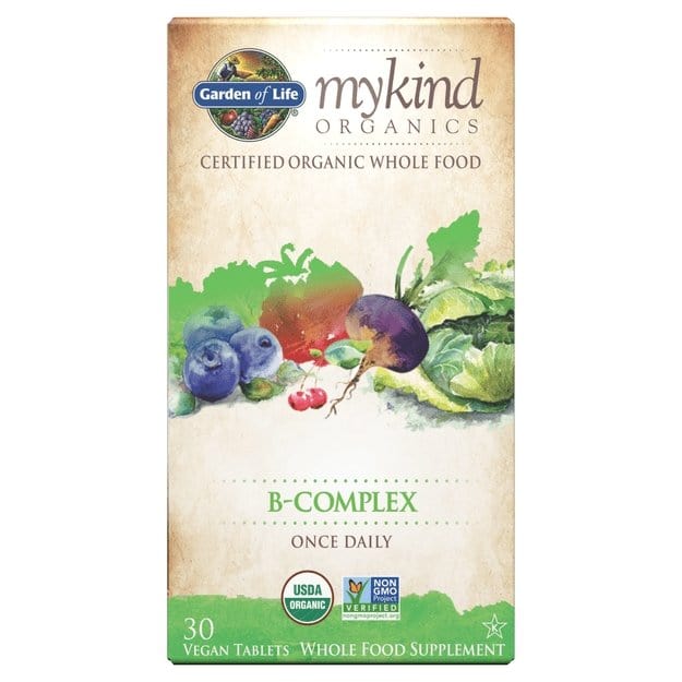 Garden of Life Mykind Organics B-Complex Once Daily 30 Tablets - Probiotic.ie