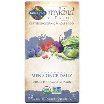 Garden of Life Mykind Organics Mens Multivitamin - 30 tablets - Probiotic.ie