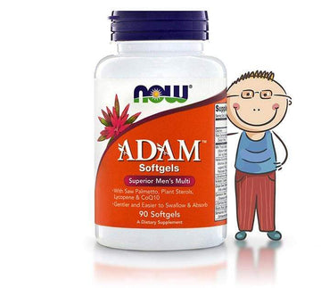 Now Foods Adam Superior Men's Multi-Vitamin High Potency - 90 Softgels - Probiotic.ie