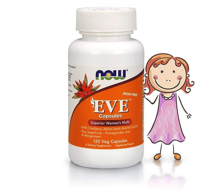 Now Foods Eve Capsules Superior Women's Multi-Vitamin - 120 Veg Capsules - Probiotic.ie