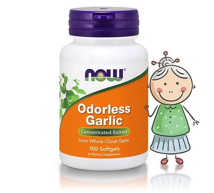 Now Foods Odorless Garlic - 100 Softgels - Probiotic.ie