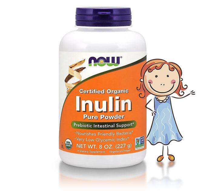 Now Foods Organic Inulin Prebiotic Pure Powder - 227g - Probiotic.ie