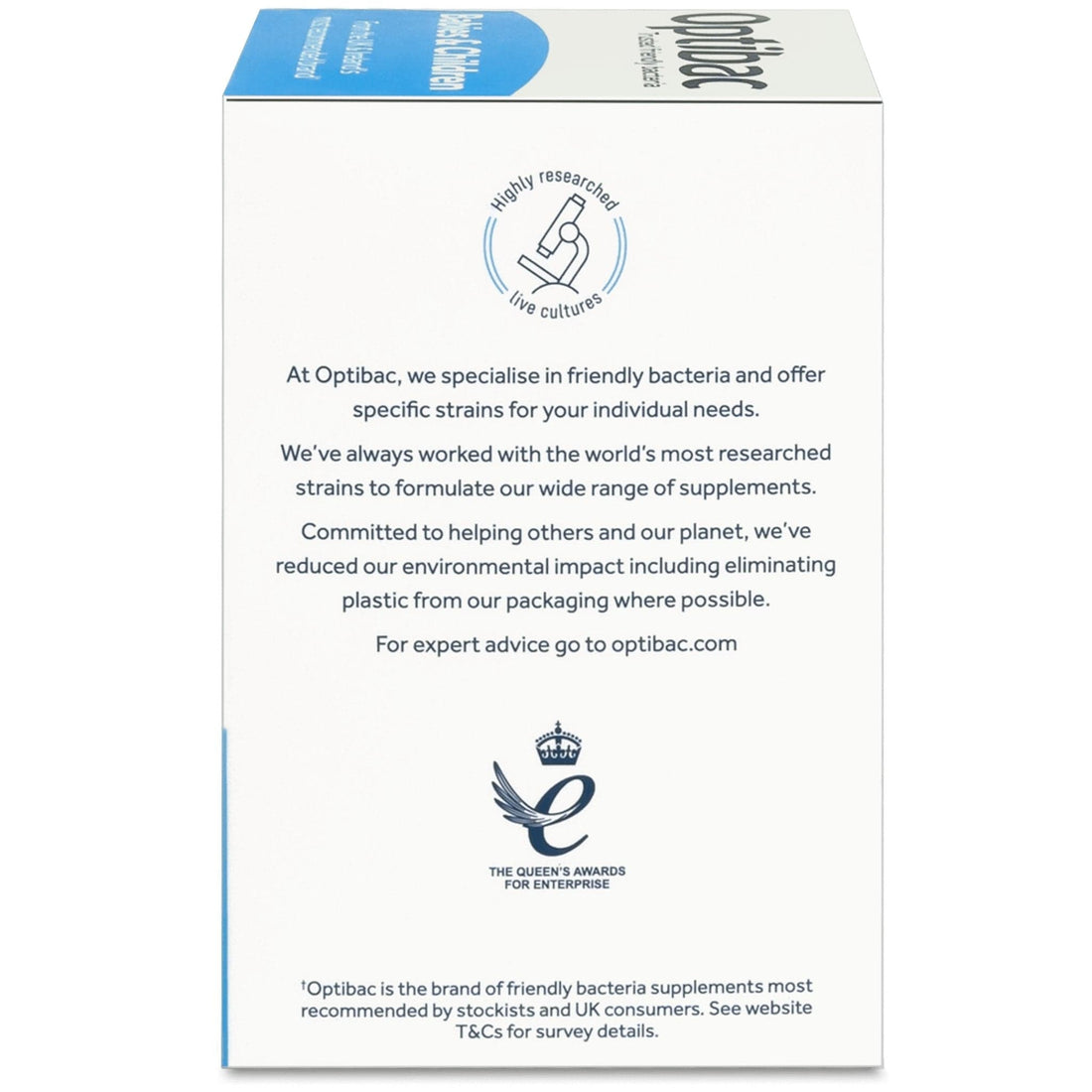 Optibac Babies & Children - 30 Sachets - Probiotic.ie