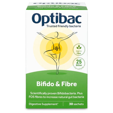 Optibac Bifidobacteria & Fibre 5 billion - 30 Sachets - Probiotic.ie