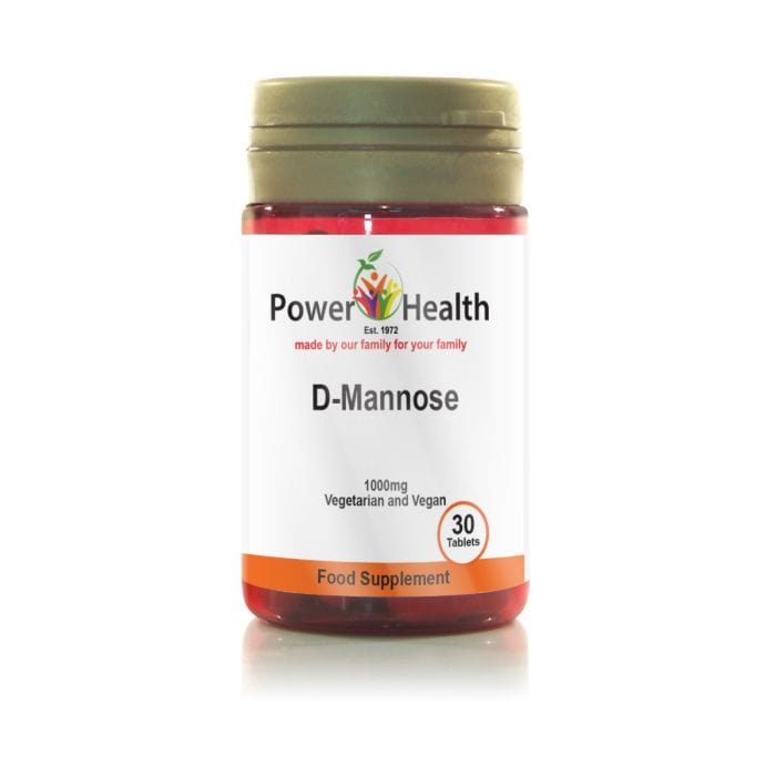 Power Health D-Mannose for UTI's 1000mg - 30 Caps - Probiotic.ie