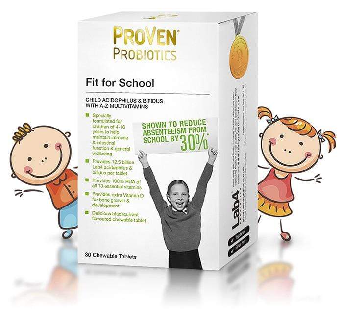 ProVen Probiotics For Children (30 chewable tablets) - Fit for School with vitamin C - Probiotic.ie