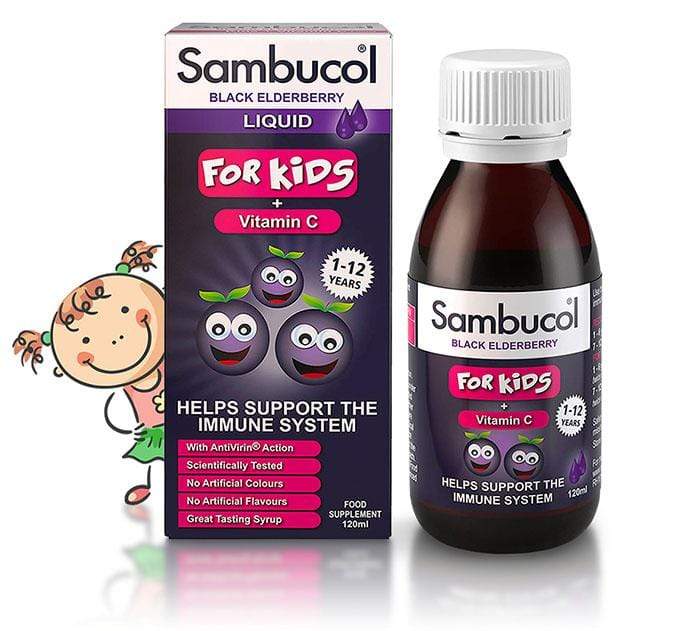 Sambucol Kids Liquid 120ml Bottle - Immune System Boost - Probiotic.ie
