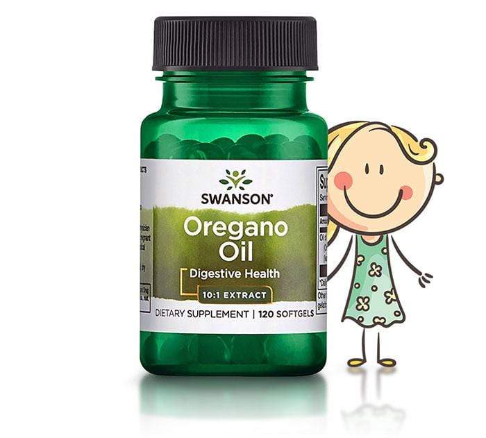 Swanson Oregano Oil - Intestinal Immune Support - 120 Softgels - Probiotic.ie