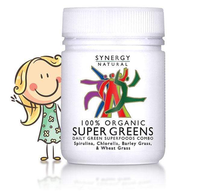 Synergy Natural 100% Organic Super Greens - 200g or 500g Powder - Probiotic.ie